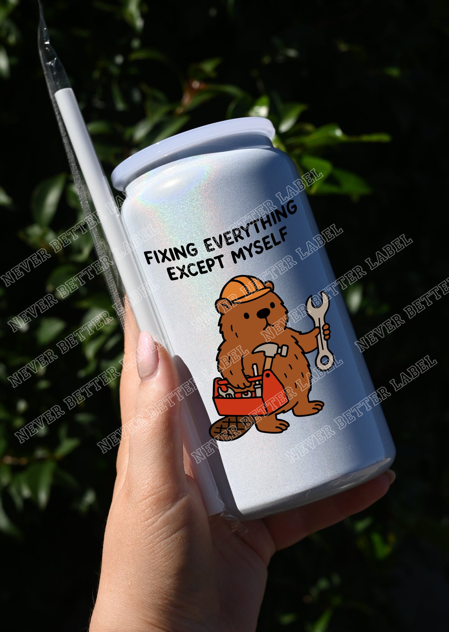 Fixing Everything Except...  - Insulated Shimmer Cup 16oz (473ml)