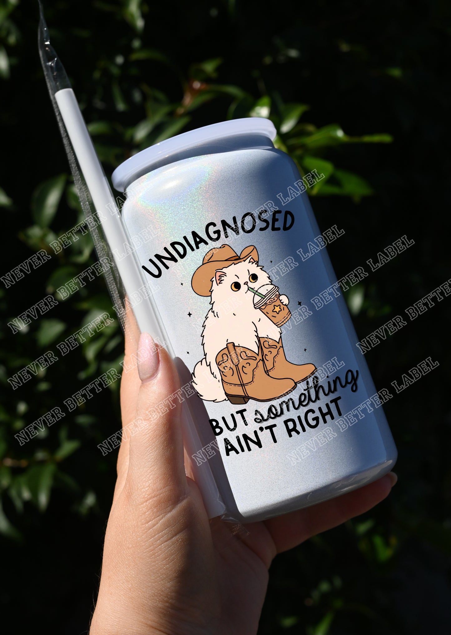 Undiagnosed But... - Insulated Shimmer Cup 16oz (473ml)