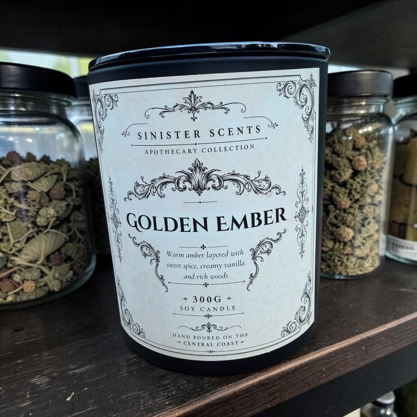 Sinister Scents - Golden Ember Candle