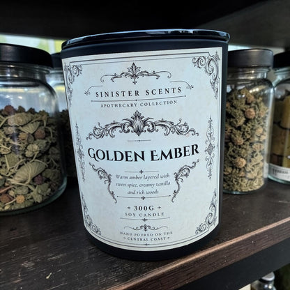Sinister Scents - Golden Ember Candle
