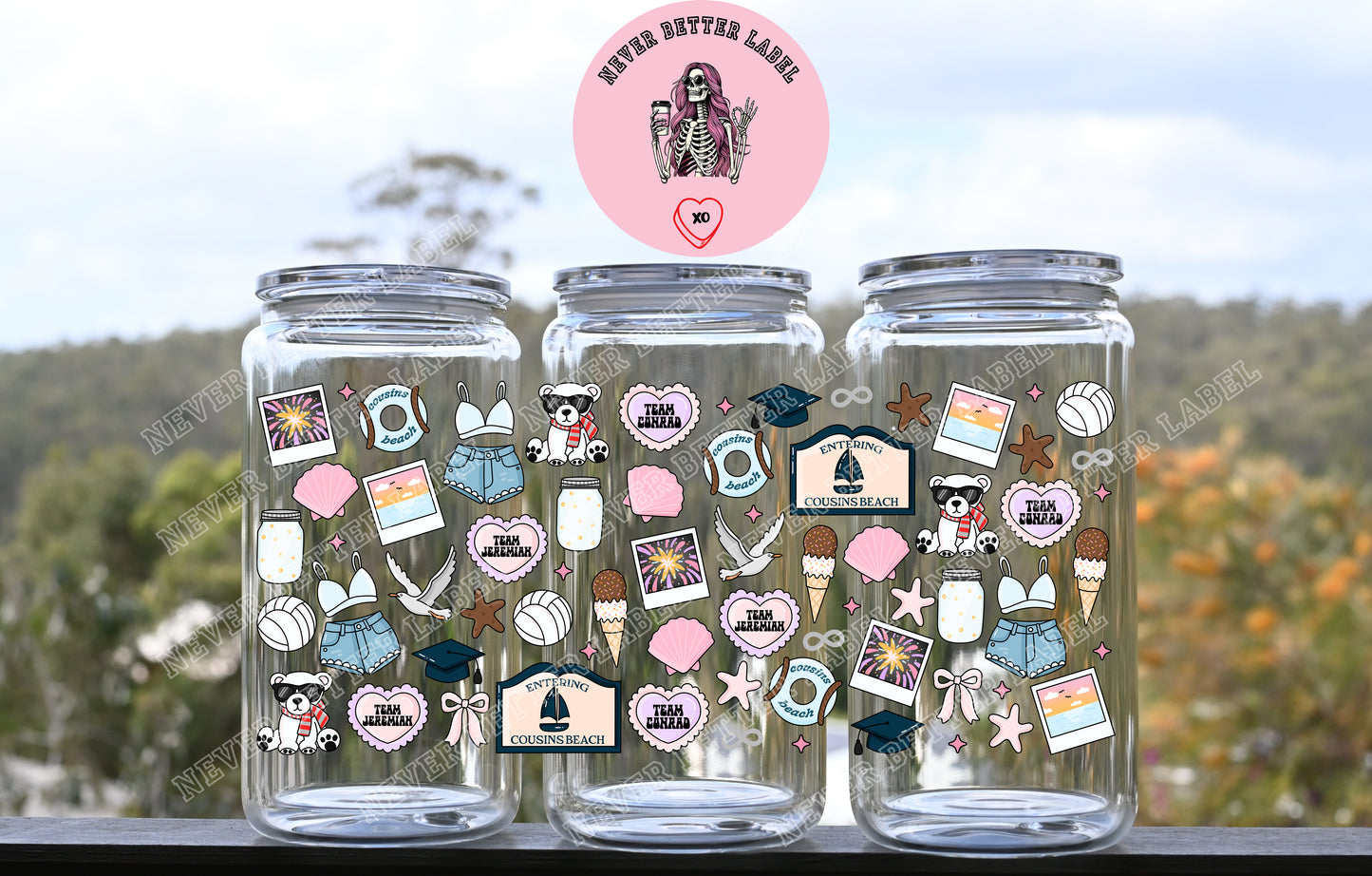 SITP Wrapped Glitter Filled Tumbler with Lid and Straw