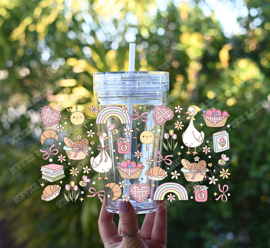 Spring Picnic - Glitter Filled Stadium Cup
