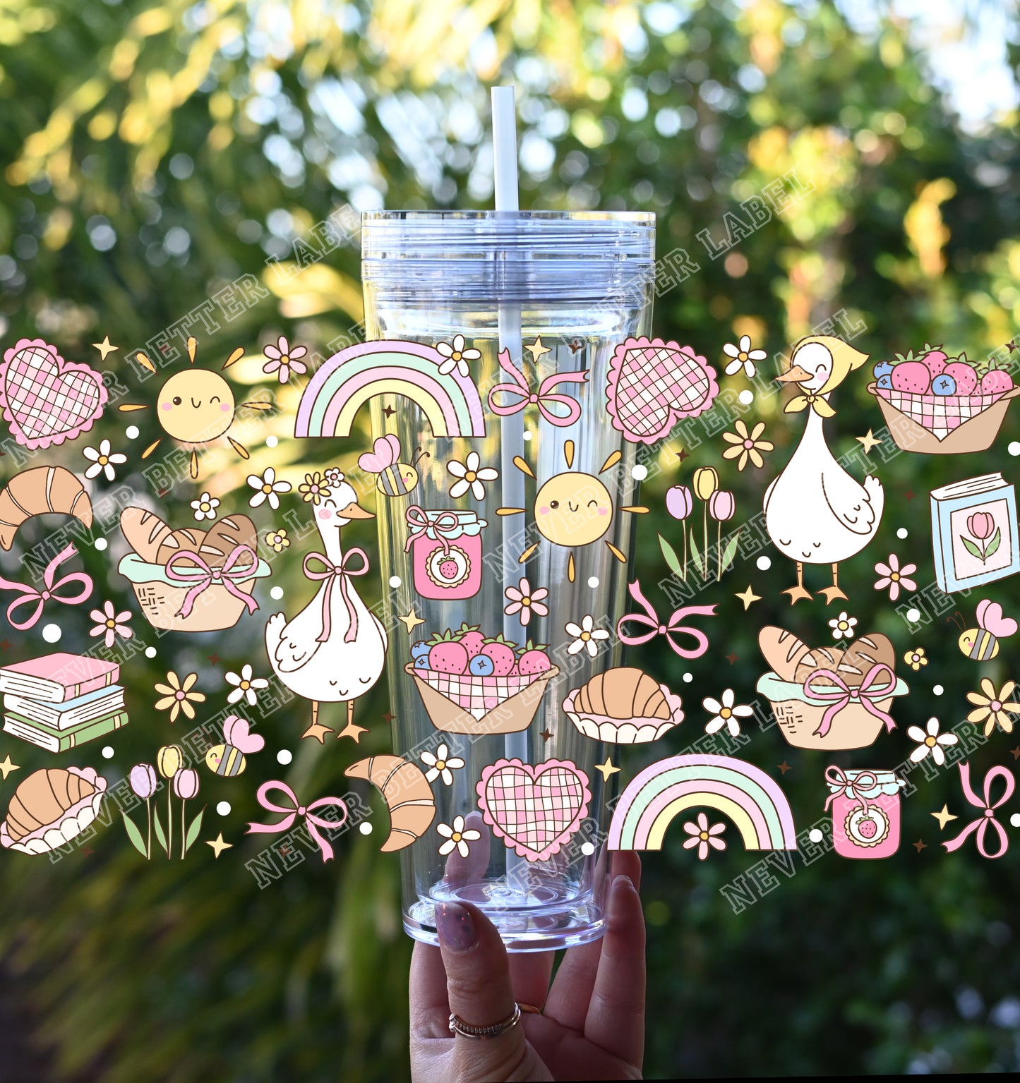 Spring Picnic - Glitter Filled Stadium Cup