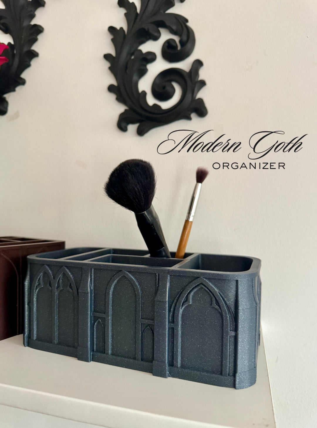 Gothic Cathedral Arch Desk Organiser