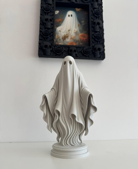 Ethereal Ghost Figurine — 3D Printed PLA Desk Decor