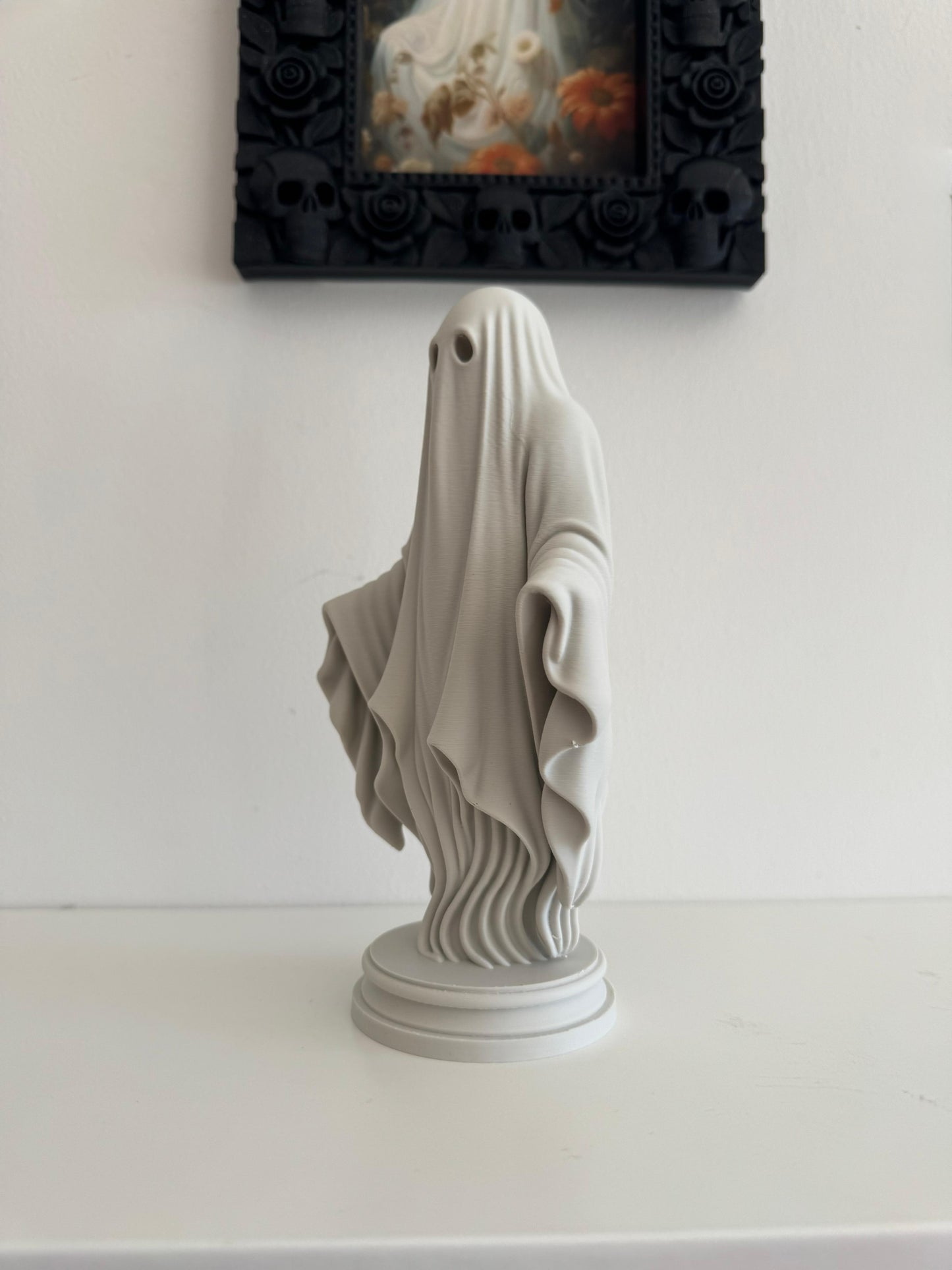 Ethereal Ghost Figurine — 3D Printed PLA Desk Decor
