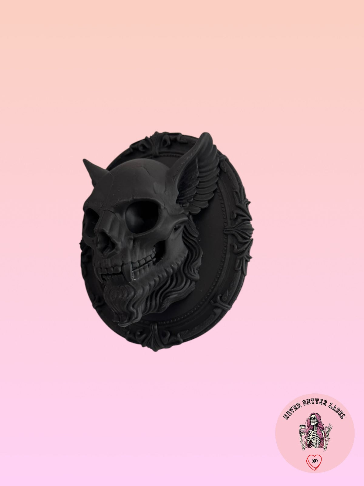 Gothic Gargoyle Skull Frame