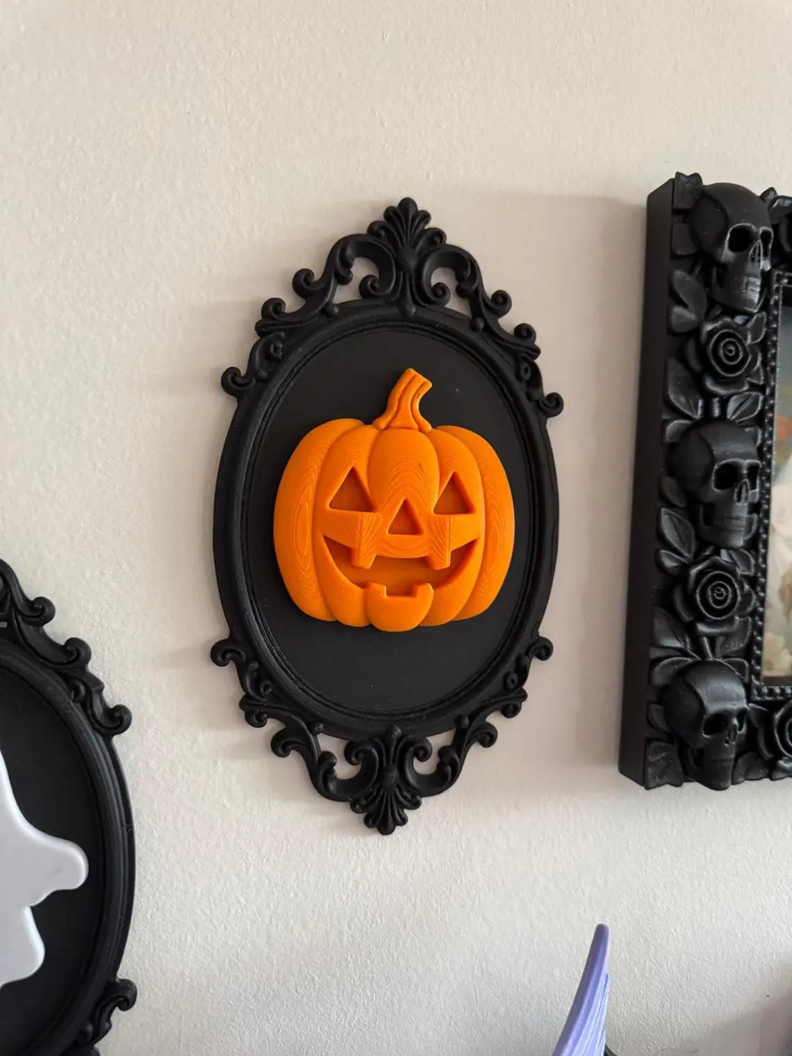 Happy Pumpkin Wall Plaque