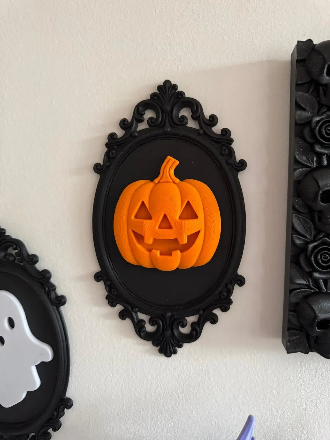 Happy Pumpkin Wall Plaque