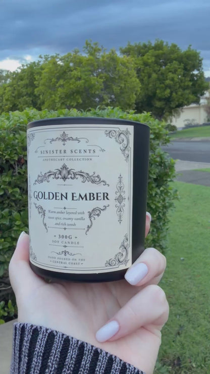 Sinister Scents - Golden Ember Candle