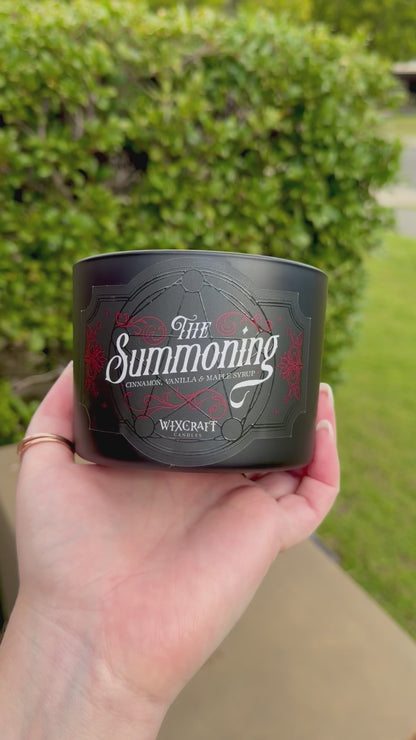 The Summoning Candle - Cinnamon, Vanilla & Maple Syrup