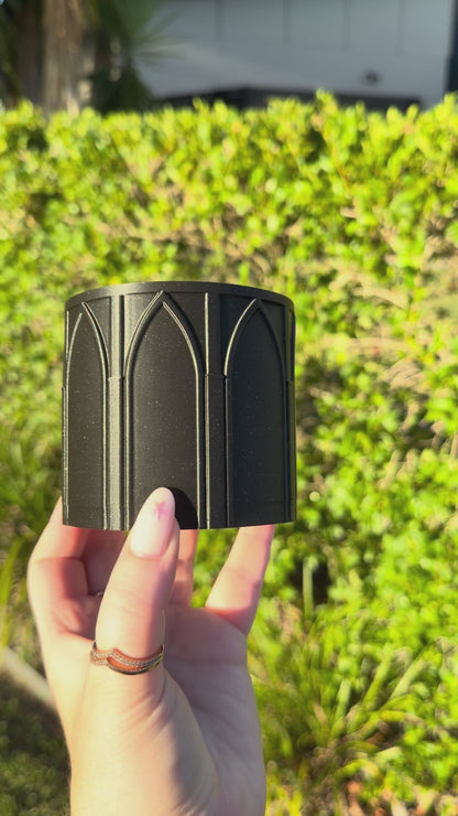 Circular Gothic Cathedral Arch Pen Holder