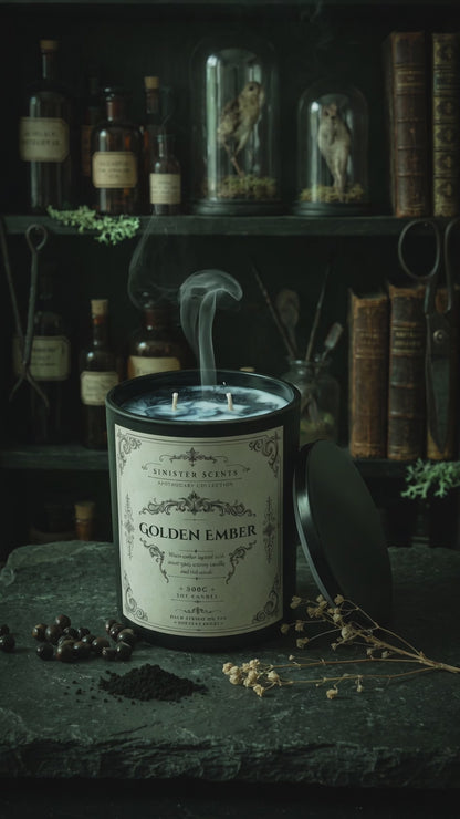 Sinister Scents - Golden Ember Candle