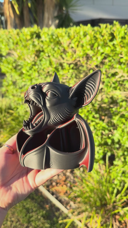 Gothic Bat Desk Organiser