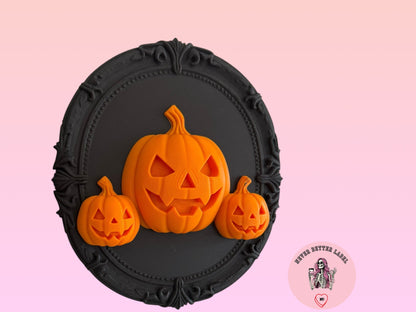 Pumpkin Family Wall Plaque