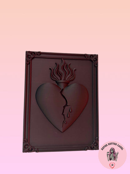 Broken Sacred Heart Wall Plaque