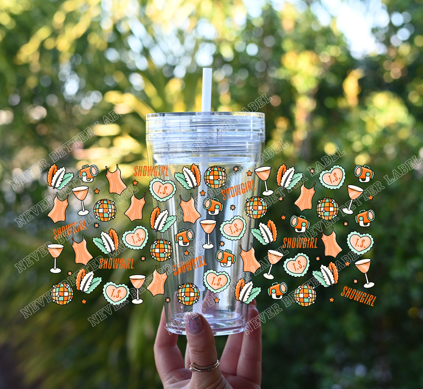 Showgirl - Glitter Filled Stadium Cup