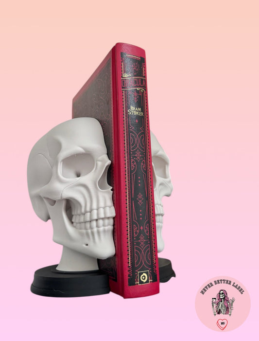 Skull Bookends