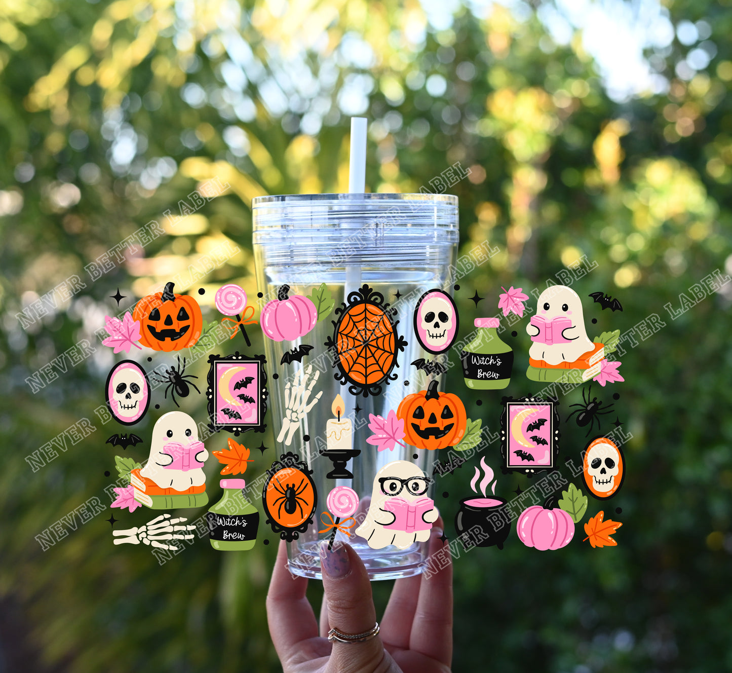 Witch Boo Crew - Glitter Filled Stadium Cup